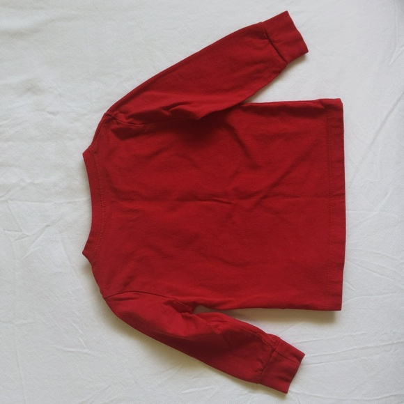 levi's red logo long sleeve shirt 9 months unisex baby - Picture 5 of 5
